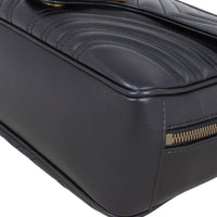 Gucci GG Marmont Zip Around Top Handle Camera Bag Small