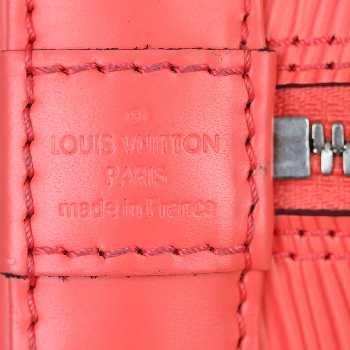 Louis Vuitton Alma BB Epi Stamp