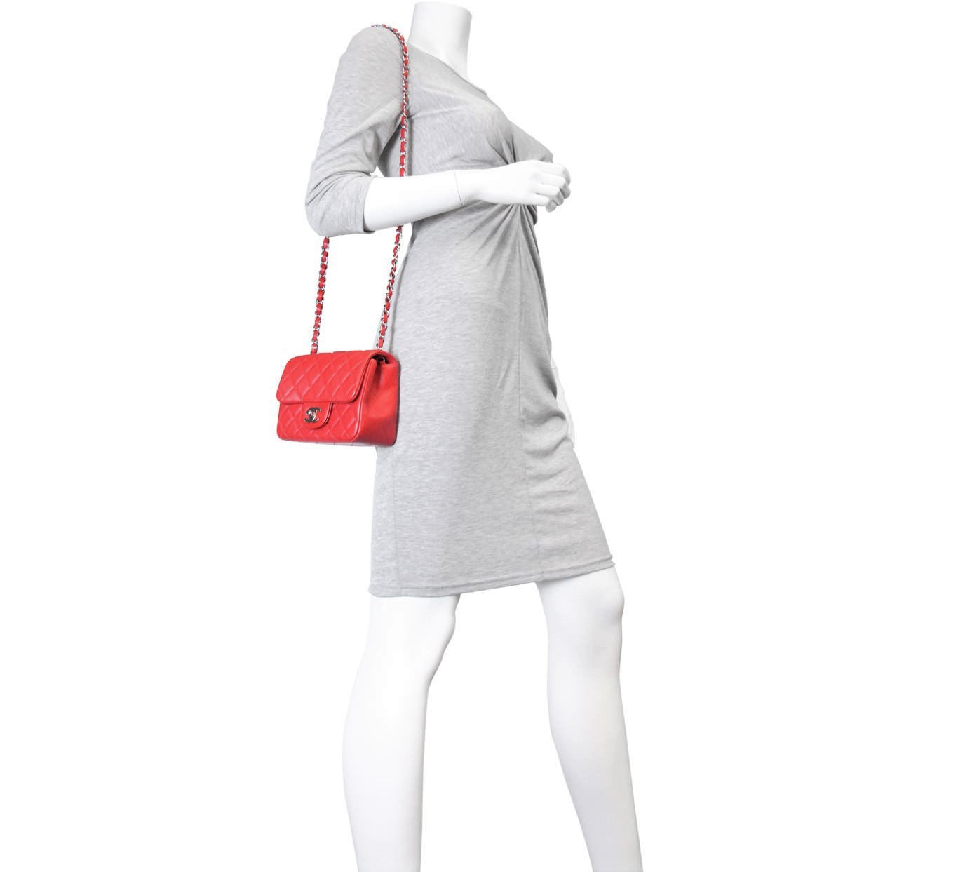 Chanel Mini Square Flap Bag Man