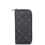 Louis Vuitton Vertical Zippy Wallet Monogram Eclipse