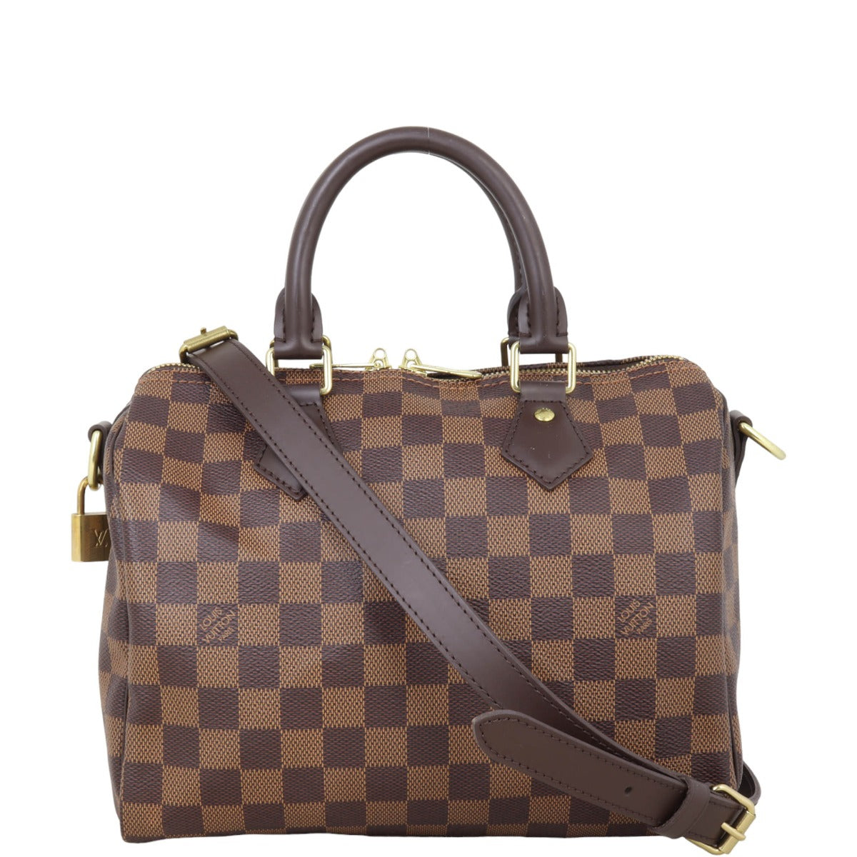 Louis Vuitton Speedy 25 Bandouliere Damier Ebene