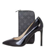 Louis Vuitton Vertical Zippy Wallet Monogram Eclipse