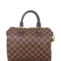 Louis Vuitton Speedy 25 Bandouliere Damier Ebene