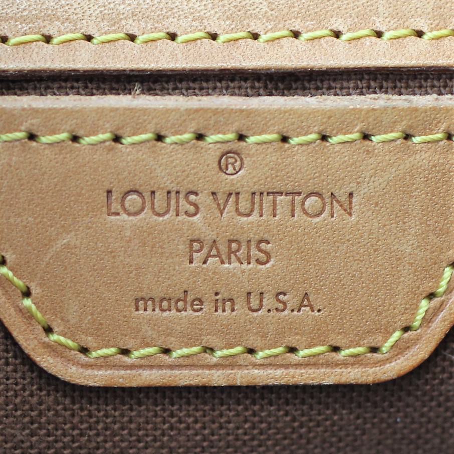 Louis Vuitton Montsouris GM Monogram stamp