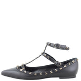Valentino Rockstud Ballerina Flats Side