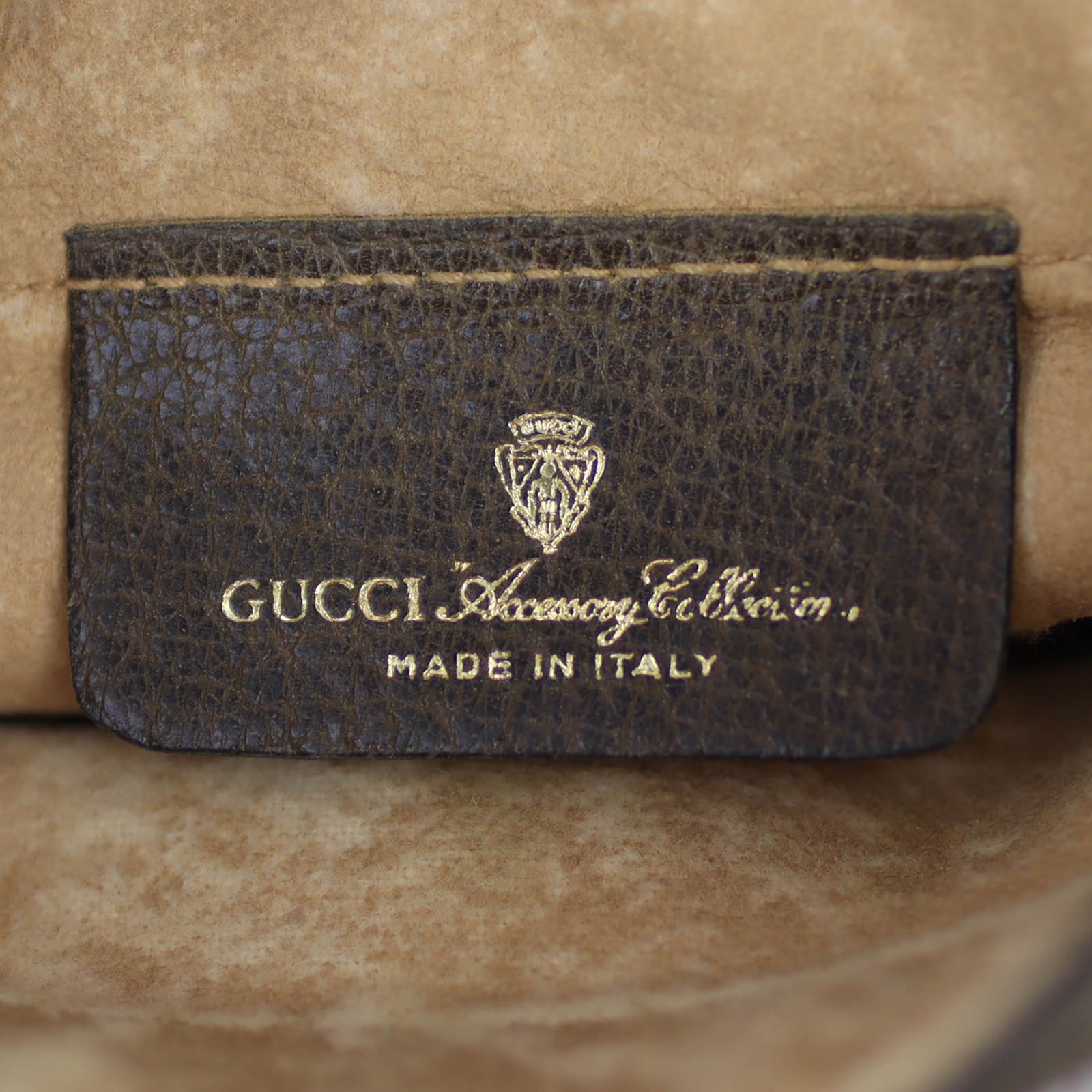 Gucci GG Supreme Shoulder Bag Stamp