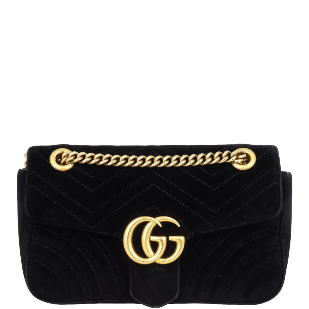Gucci GG Marmont Velvet Small Shoulder Bag
