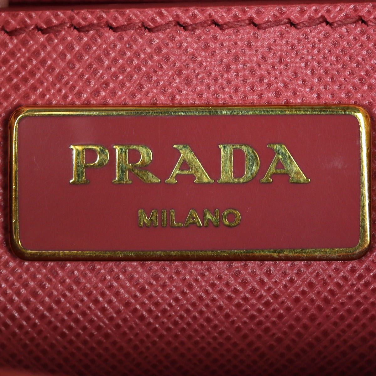 Prada Saffiano Lux Promenade Small Interior Stamp