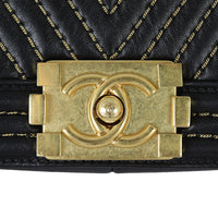 Chanel Boy Old Medium Chevron Chains Hardware