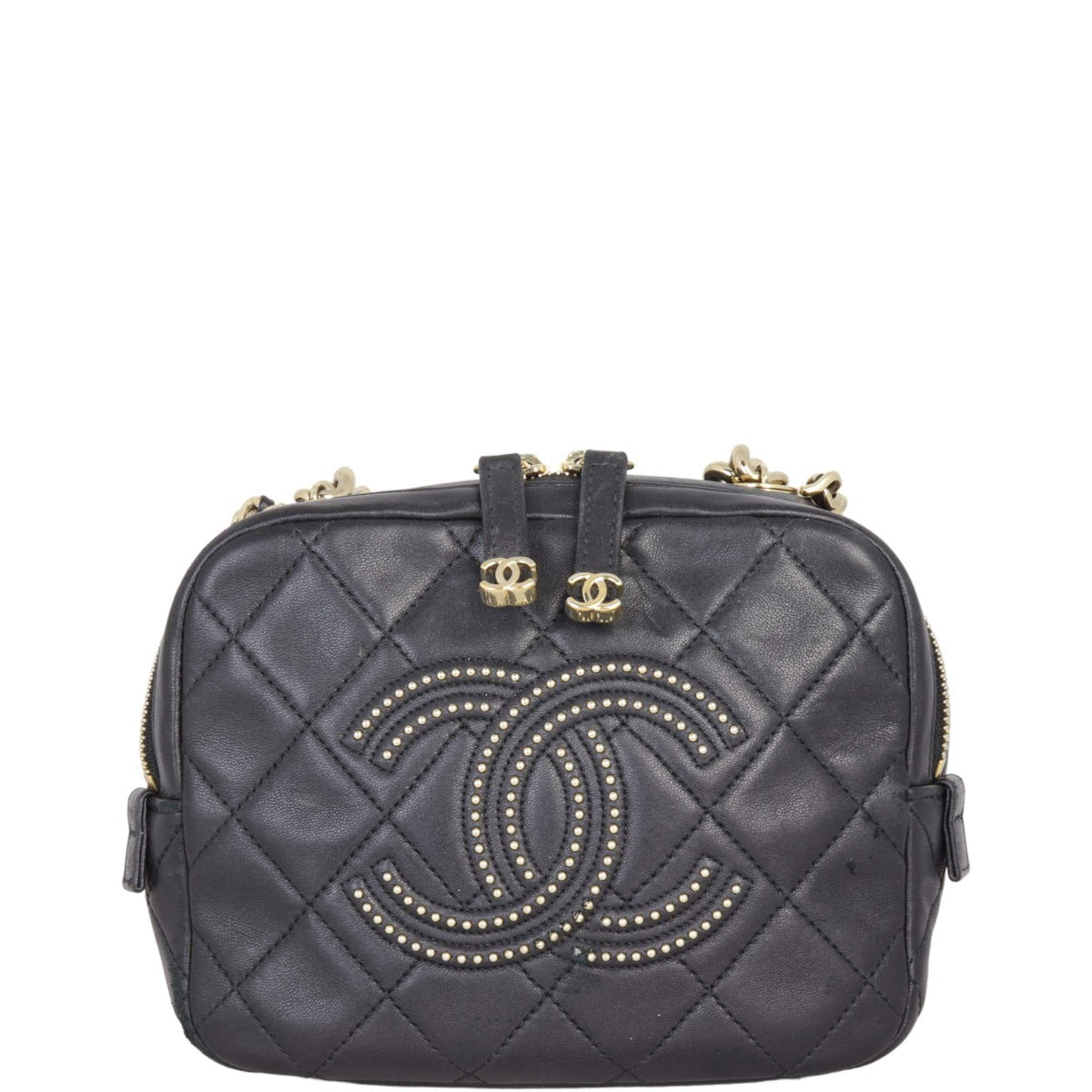 Chanel CC Studded Camera Chain Bag