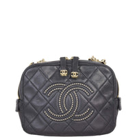 Chanel CC Studded Camera Chain Bag