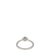 Tiffany & Co Soleste Round Brilliant Halo Diamond Platinum Ring