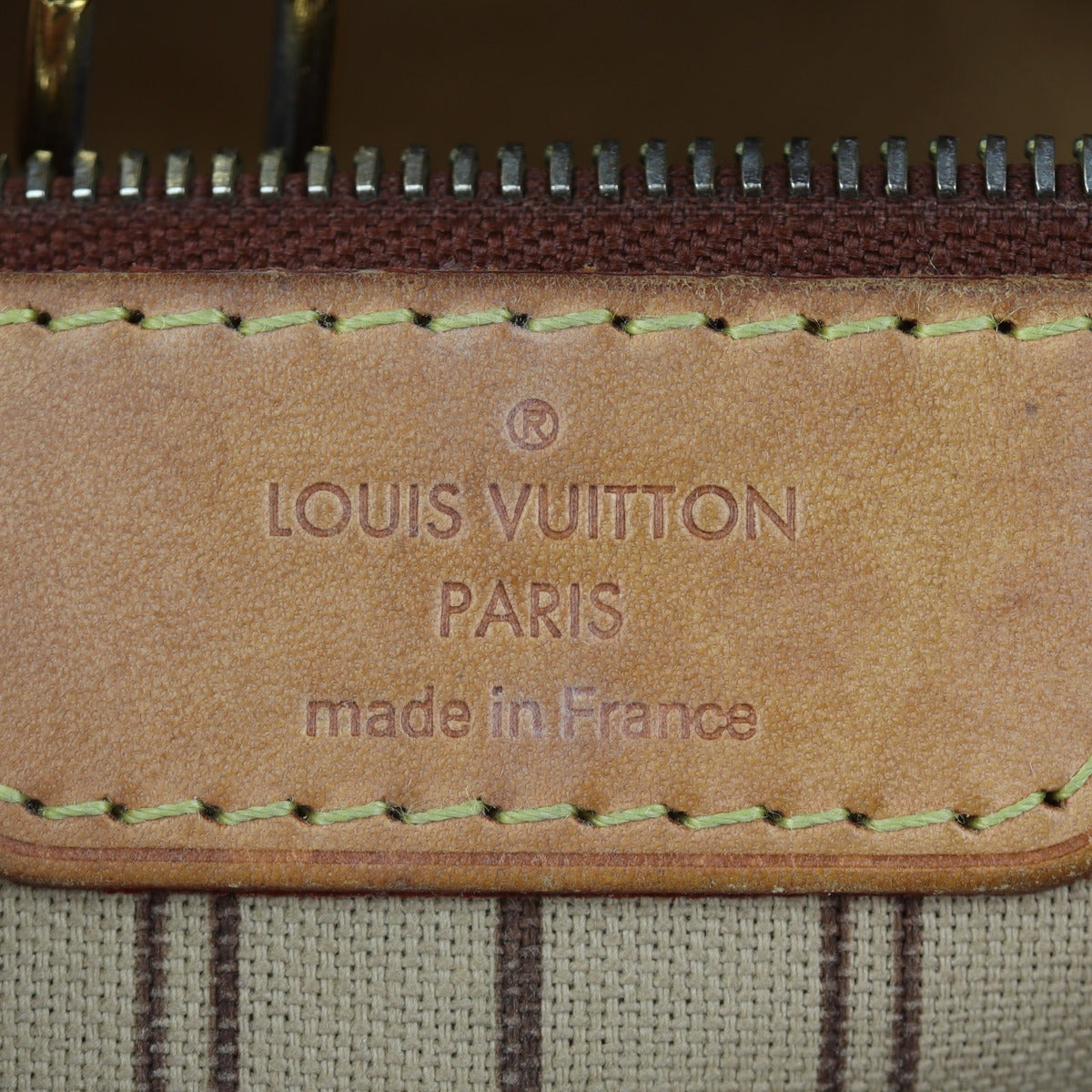 Louis Vuitton Neverfull MM Monogram Interior Stamp