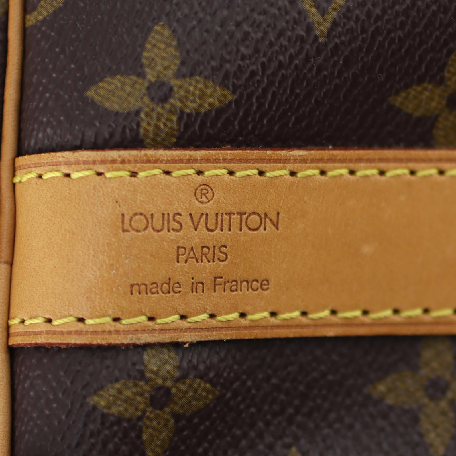 Louis Vuitton Keepall 55 Bandouliere Monogram Stamp