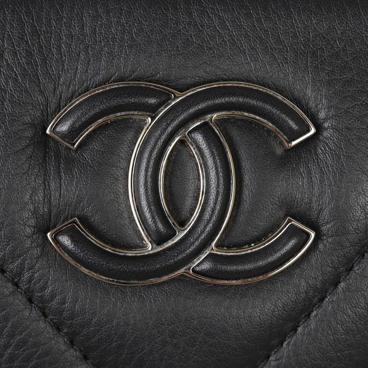 Chanel Diagonal Chevron Camera Bag Hardware