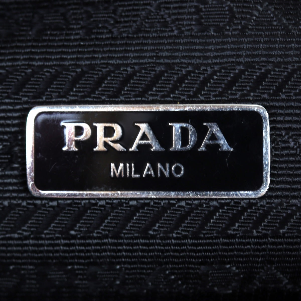 Prada Re-Edition 2005 Tessuto Shoulder Bag Interior Stamp