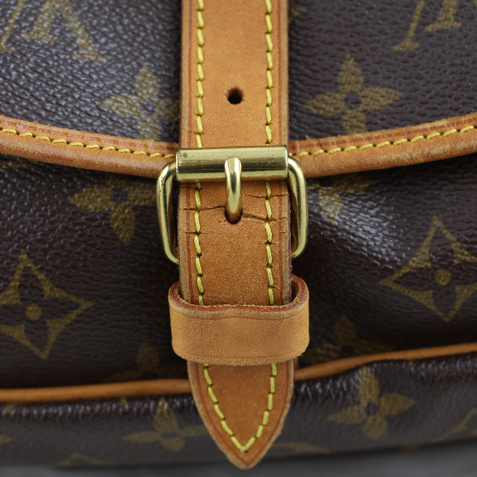 Louis Vuitton Saumur 30 Monogram Front Buckle