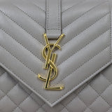 Saint Laurent Monogram Mix Matelasse Envelope Chain Bag Medium