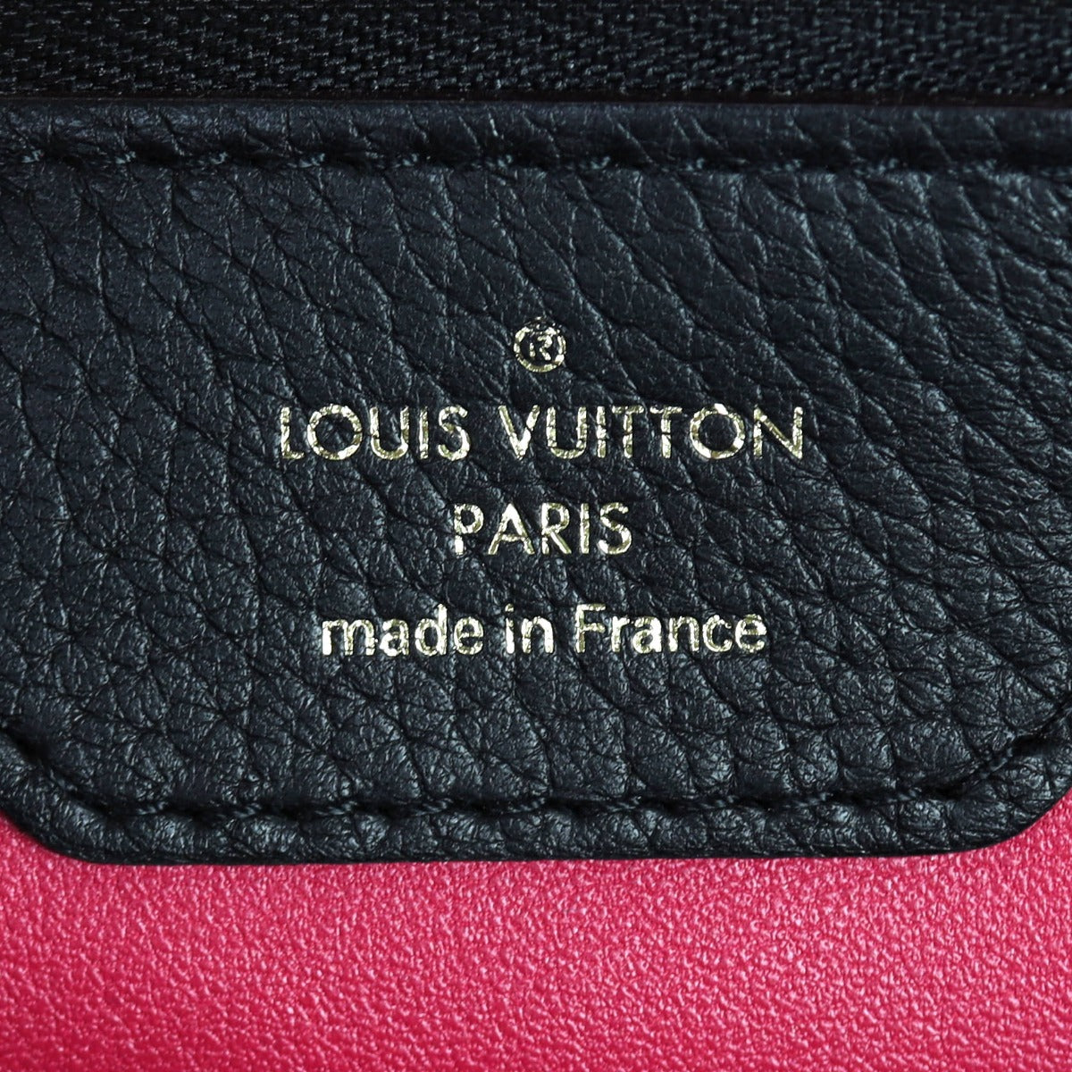 Louis Vuitton Capucines MM Interior Stamp