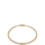 Tiffany & Co Metro 18k Rose Gold Diamond Hinged Bangle