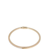 Tiffany & Co Metro 18k Rose Gold Diamond Hinged Bangle