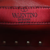 Valentino Rockstud Spike Medium Shoulder Bag Patent Interior Stamp