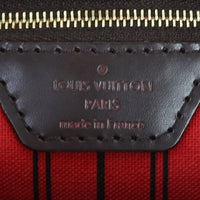 Louis Vuitton Neverfull MM Damier Ebene Interior Stamp