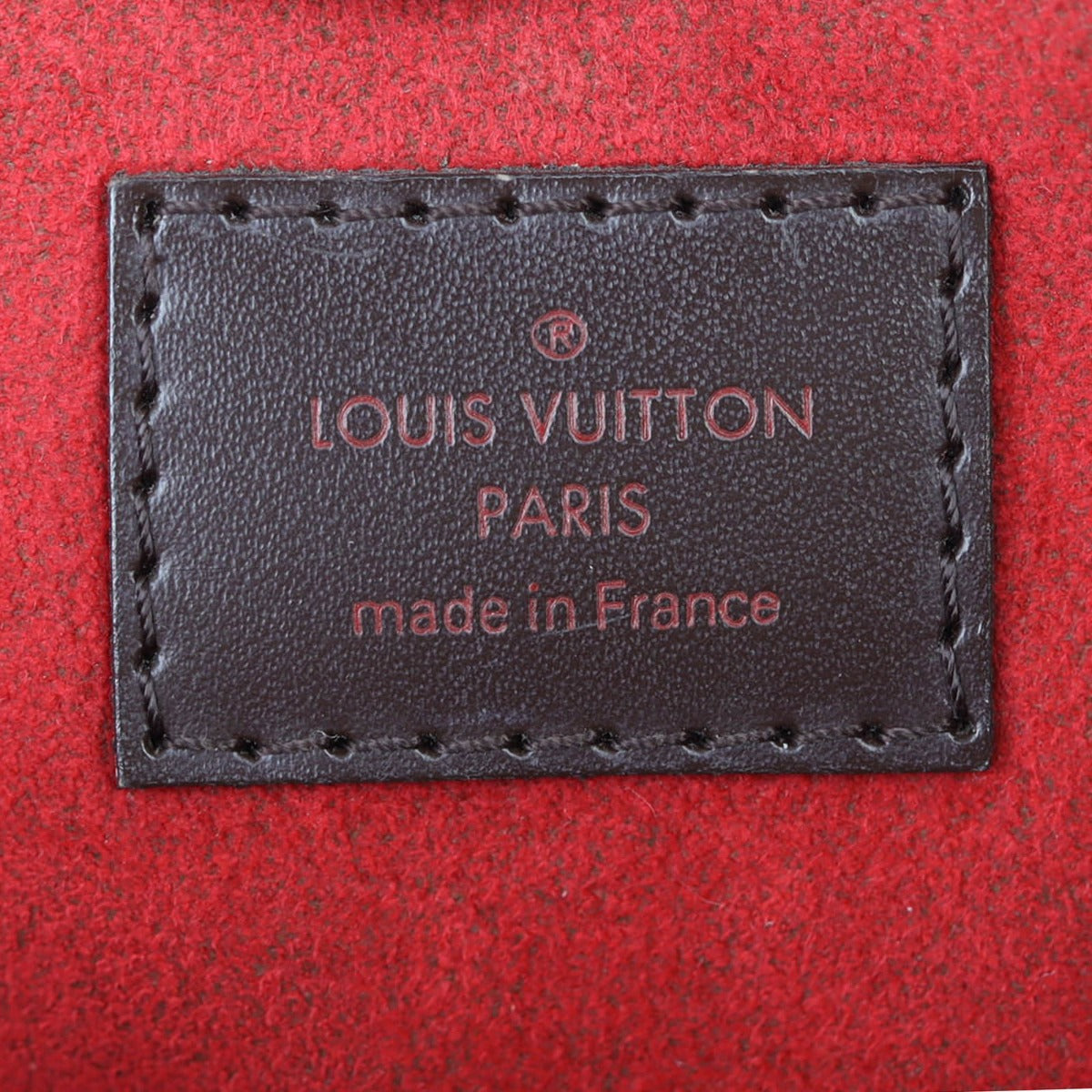 Louis Vuitton Trevi PM Damier Ebene Interior Stamp