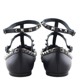 Valentino Rockstud Ballerina Flats Back
