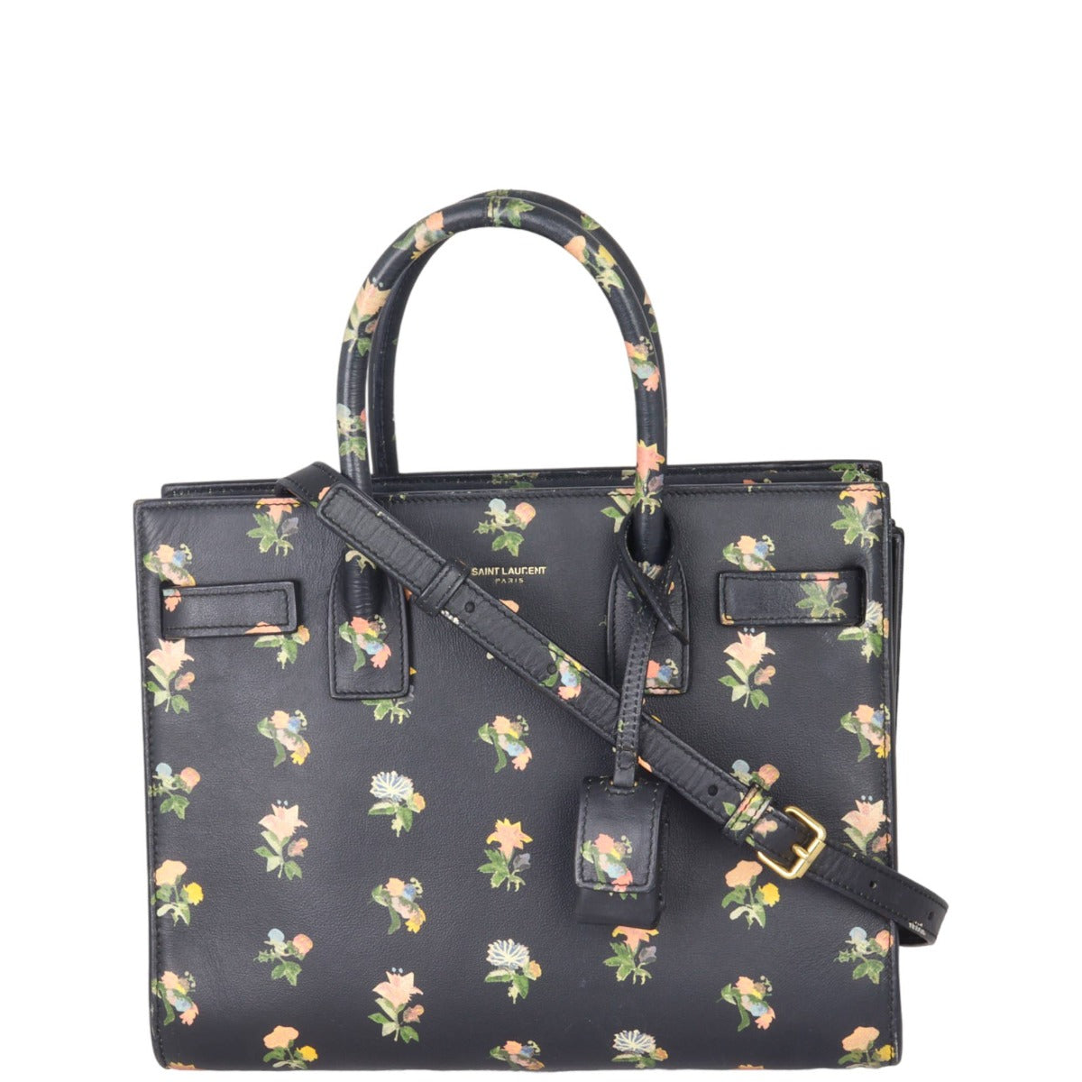 Saint Laurent Sac de Jour Baby Prairie Floral