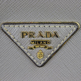 Prada Saffiano Lux Galleria Double Zip Tote Large Logo