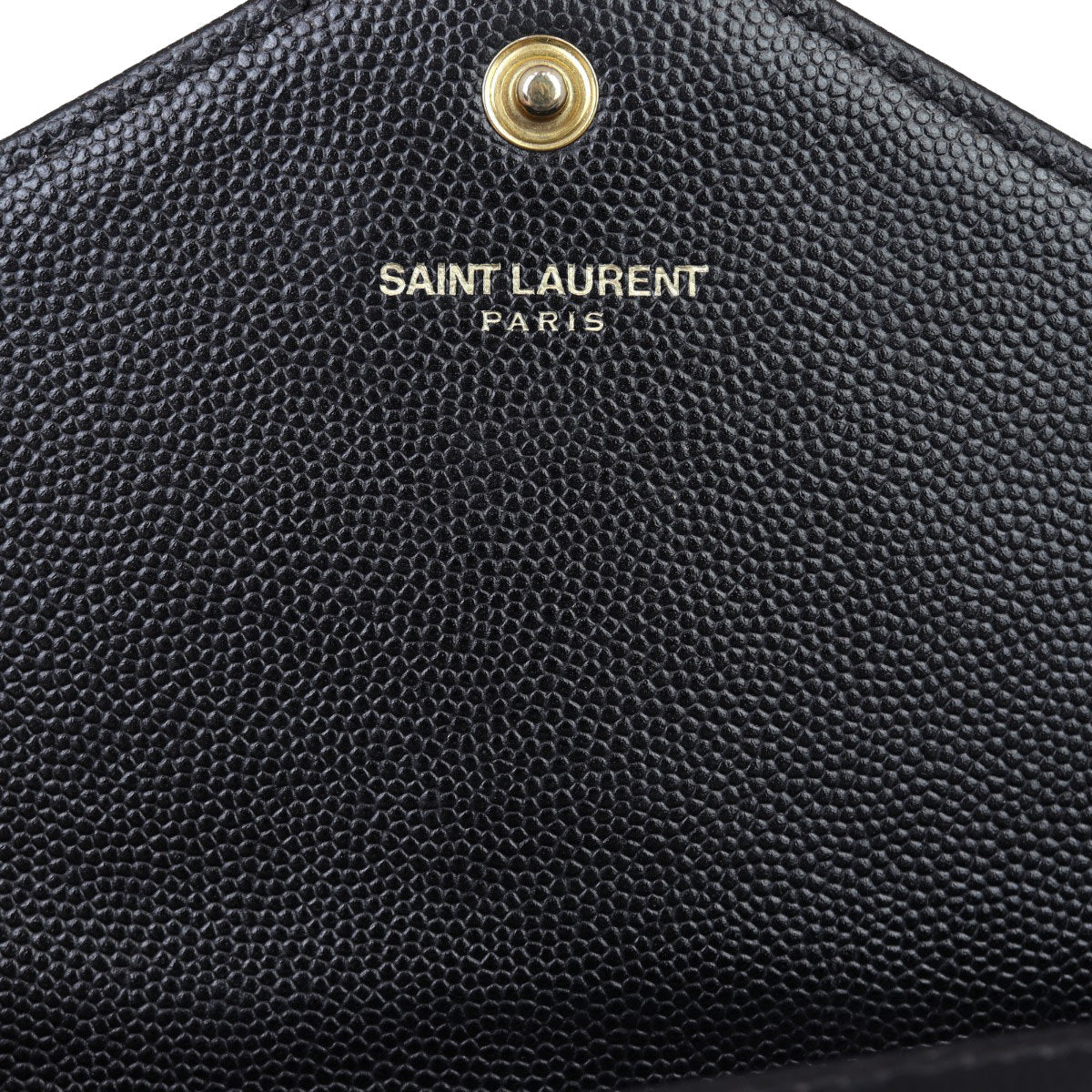 Saint Laurent Envelope Chain Wallet Interior Stamp