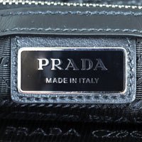 Prada Triangle Leather Shoulder Bag Interior Stamp
