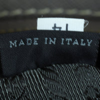 Prada Saffiano Lux Galleria Double Zip Tote Large Interior Stamp