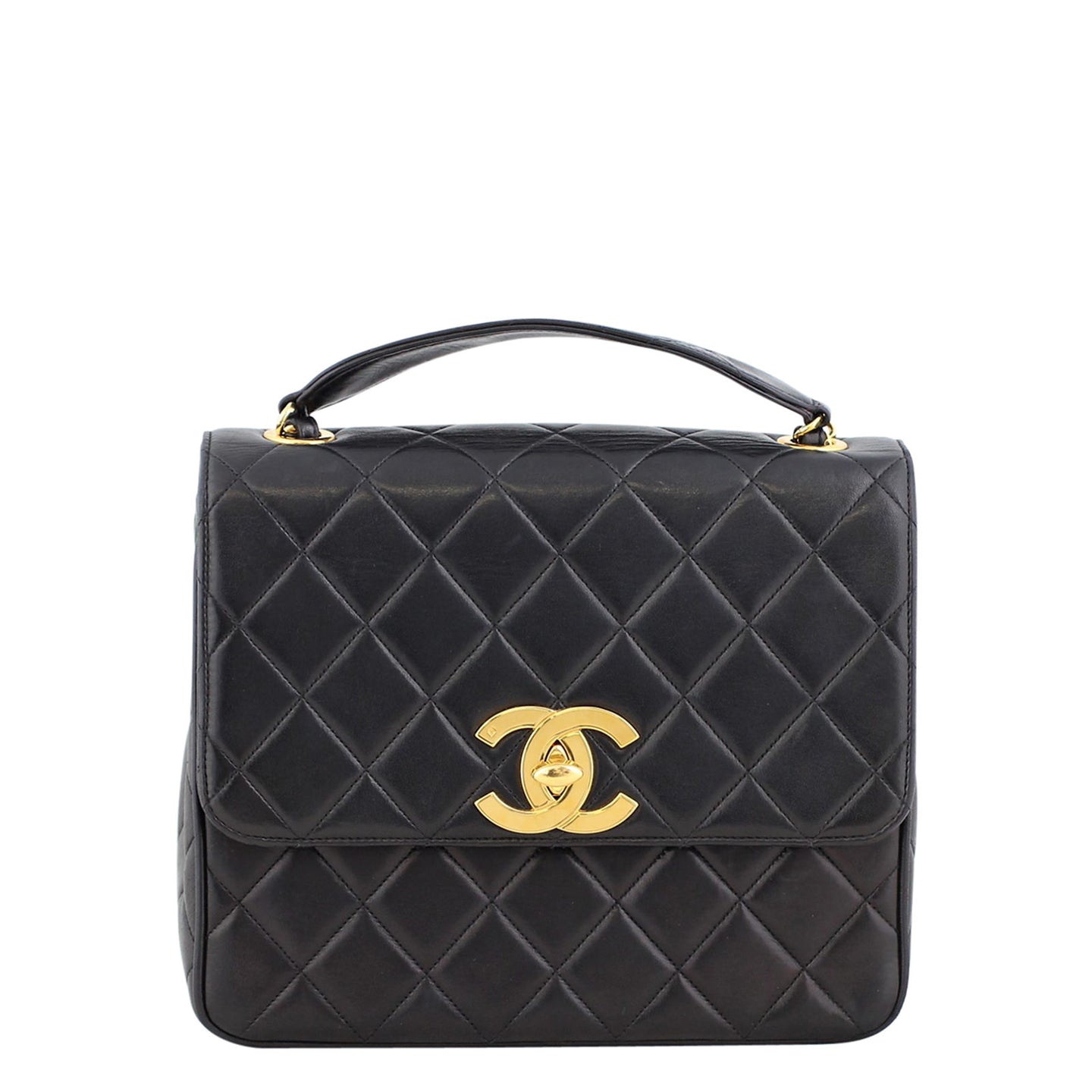 Chanel Classic Flap Square Large Vintage front