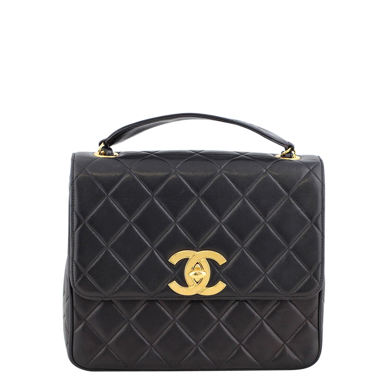 Chanel Classic Flap Square Large Vintage front