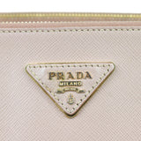 Prada Saffiano Lux Galleria Double Zip Tote Small Hardware