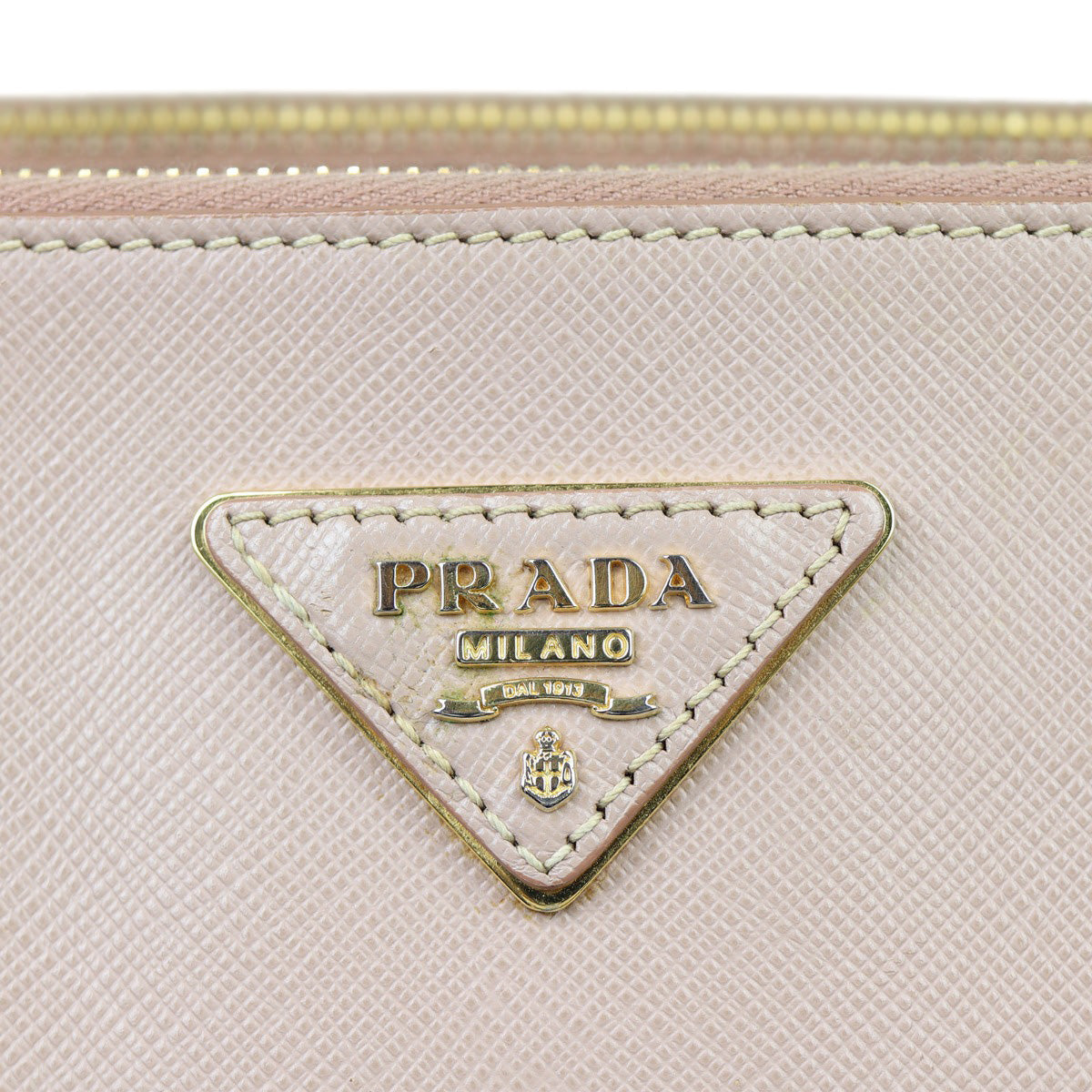 Prada Saffiano Lux Galleria Double Zip Tote Small Hardware