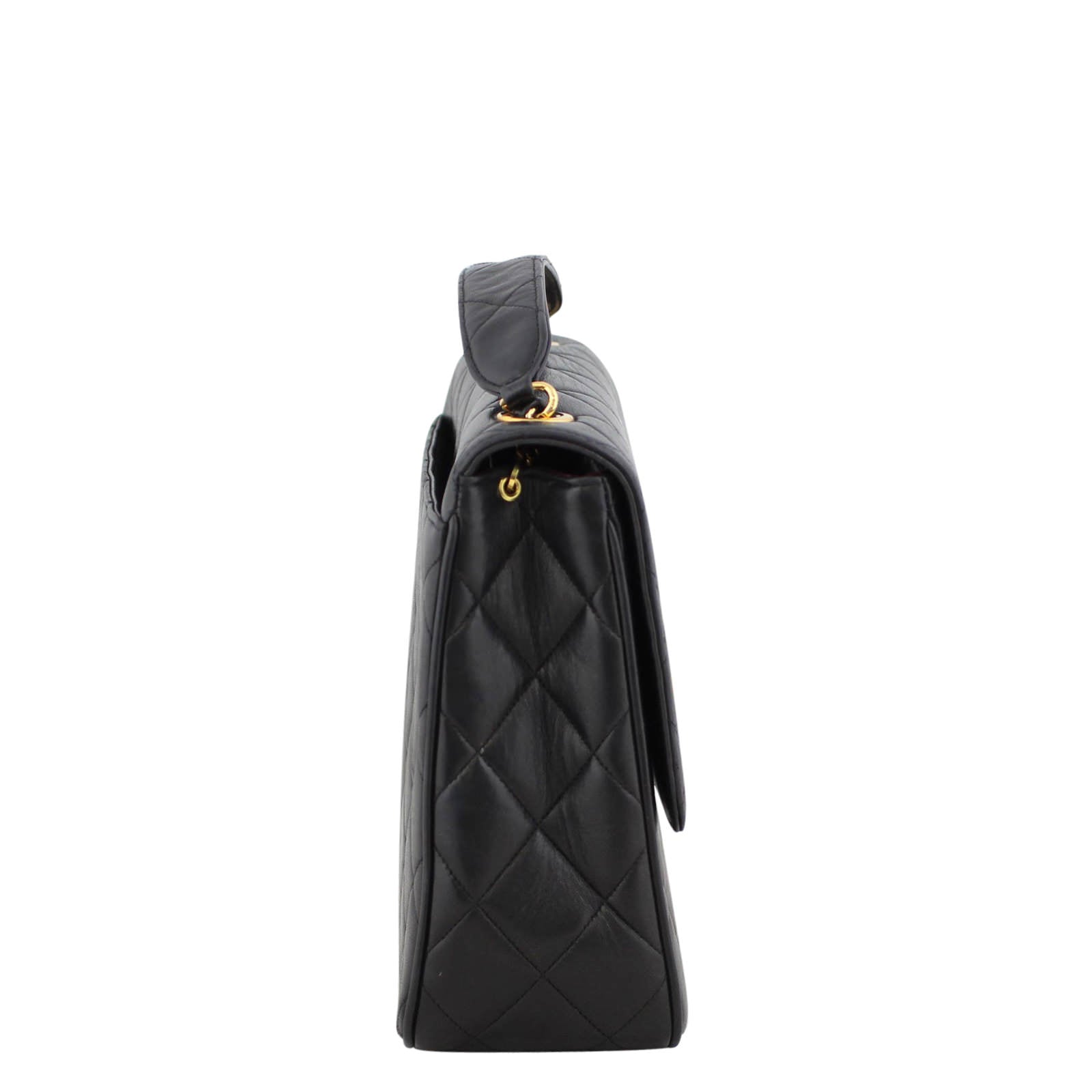 Chanel Classic Flap Square Large Vintage side