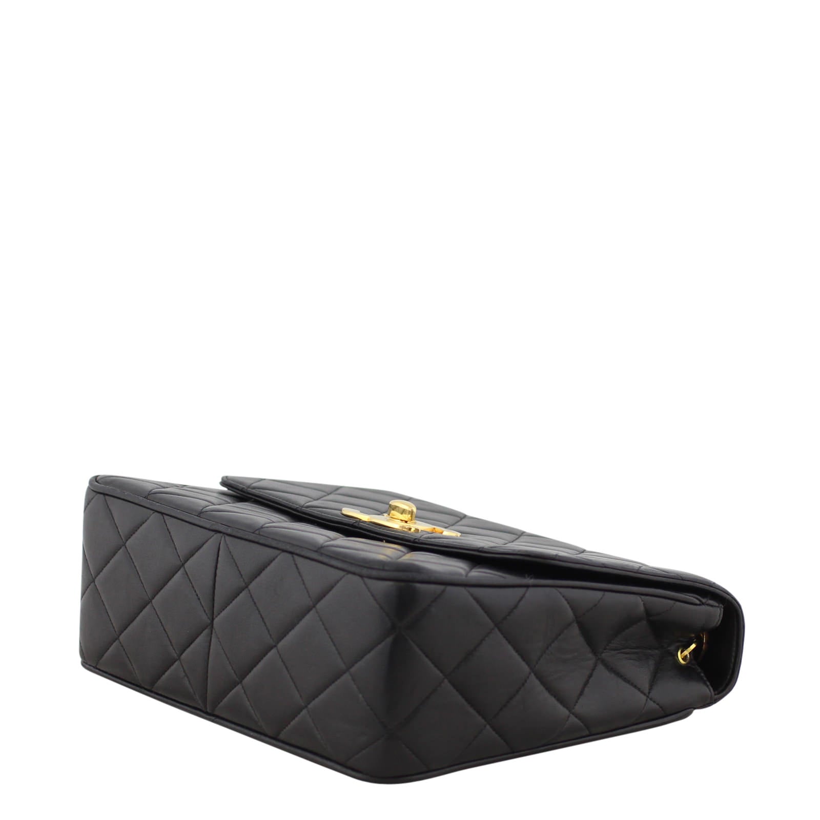 Chanel Classic Flap Square Large Vintage corner