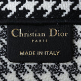 Dior Book Tote Medium Houndstooth Interior Stamp