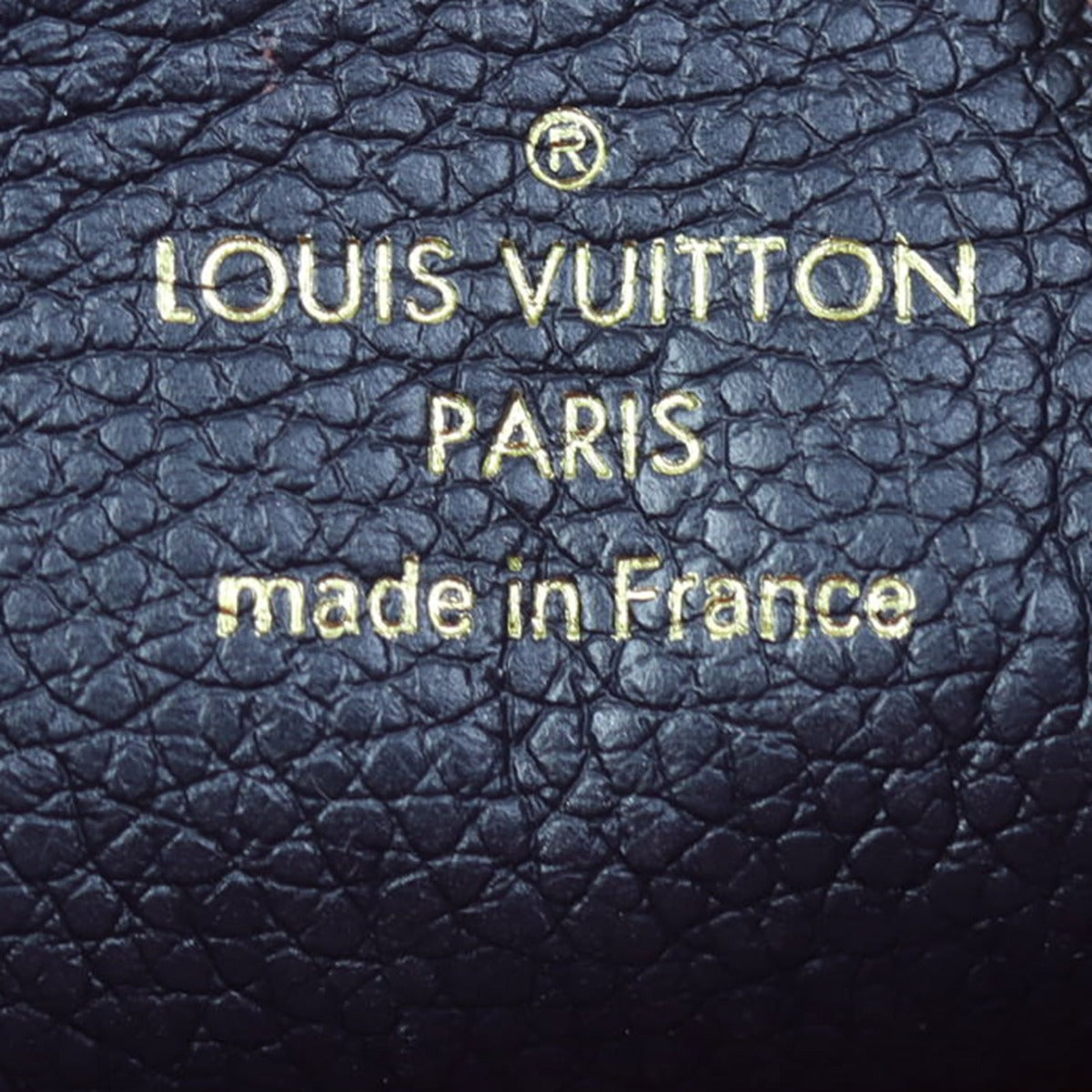Louis Vuitton Pochette Melanie MM Monogram Empreinte Interior Stamp