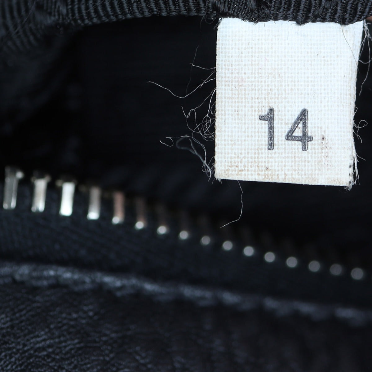 Prada Vitello Daino Shopping Tote Tag