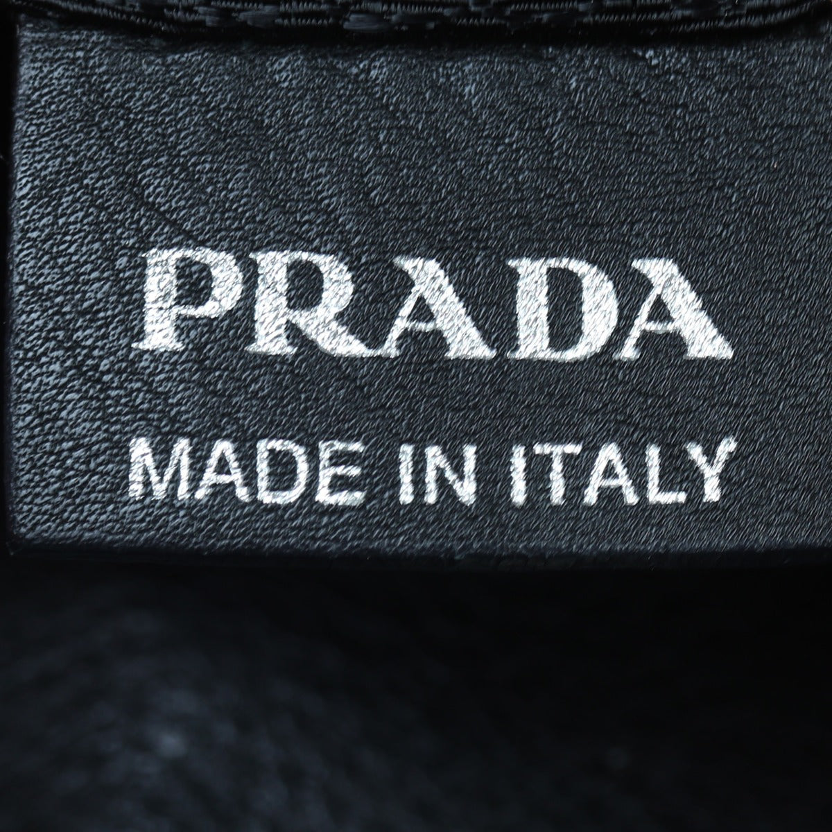 Prada Vitello Daino Shopping Tote Interior Stamp