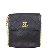 Chanel About Pearls Flap Hobo Small