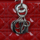 Dior Lady Dior Large Patent Charms