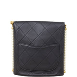 Chanel About Pearls Flap Hobo Small