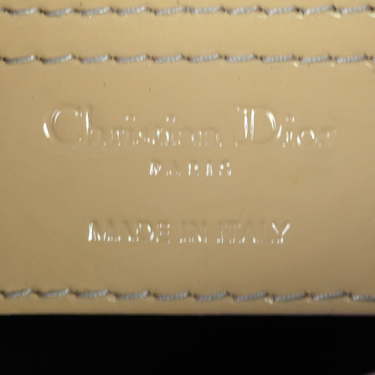 Dior Lady Dior Large Patent (beige) Interior Stamp