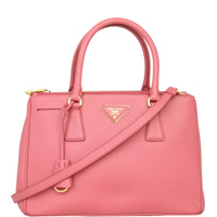 Prada Saffiano Lux Galleria Double Zip Tote Small
