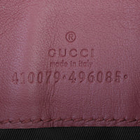 Gucci GG Supreme Blooms Zip Pouch Interior Stamp